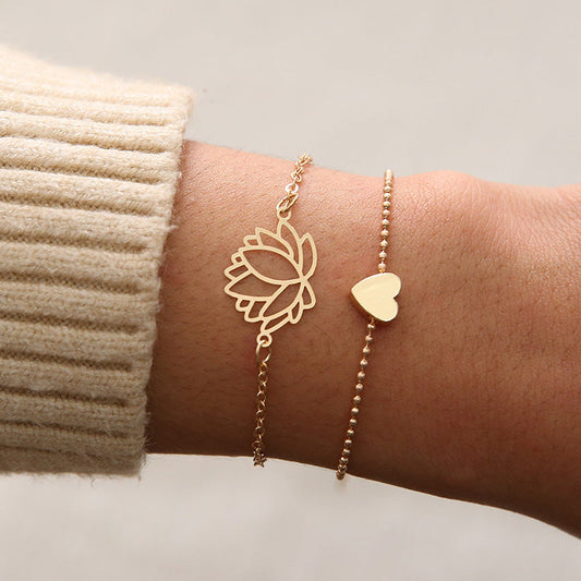 Gouden Armband Lotus Model voor Vrouwen - StudioMarella