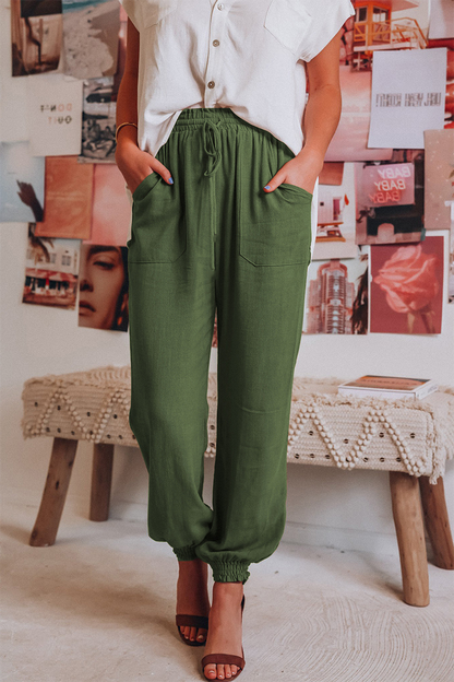 Dames Harembroek Elastisch Comfortabele Zomermode