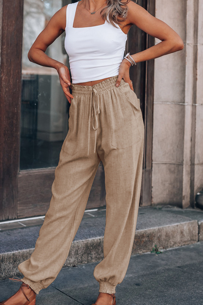 Dames Harembroek Elastisch Comfortabele Zomermode