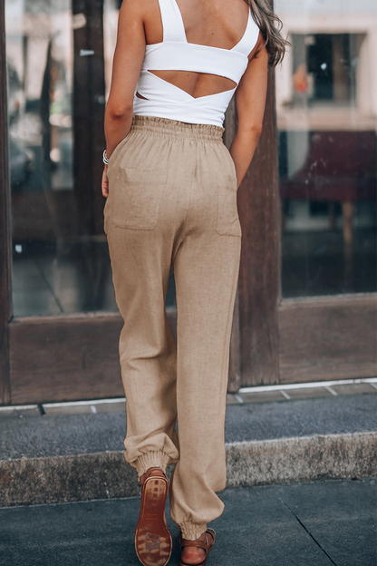 Dames Harembroek Elastisch Comfortabele Zomermode