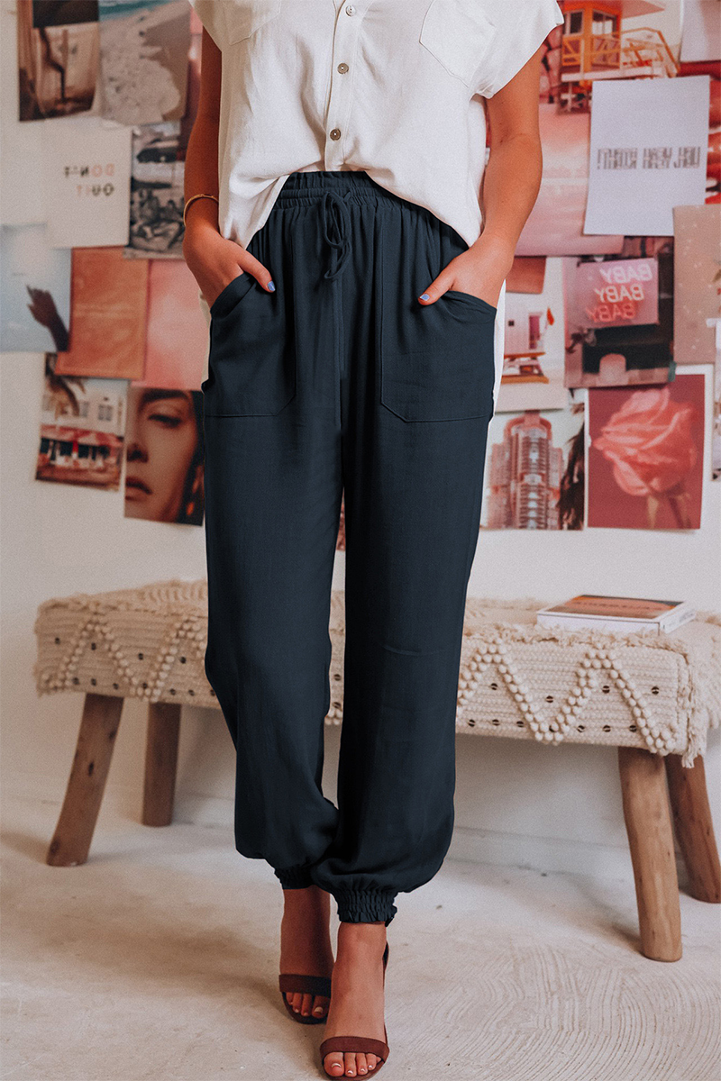 Dames Harembroek Elastisch Comfortabele Zomermode