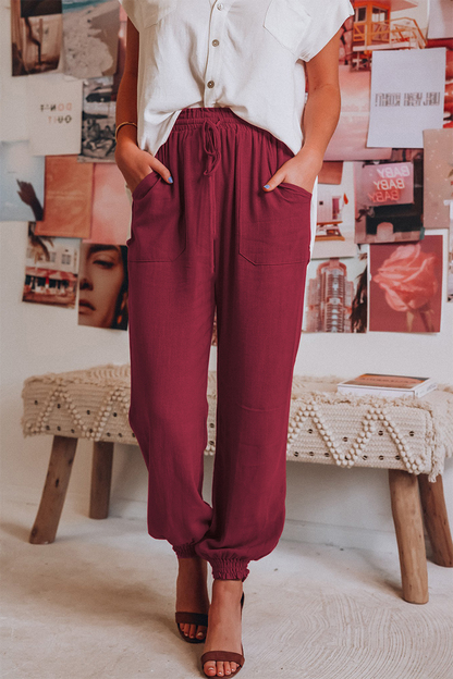 Dames Harembroek Elastisch Comfortabele Zomermode