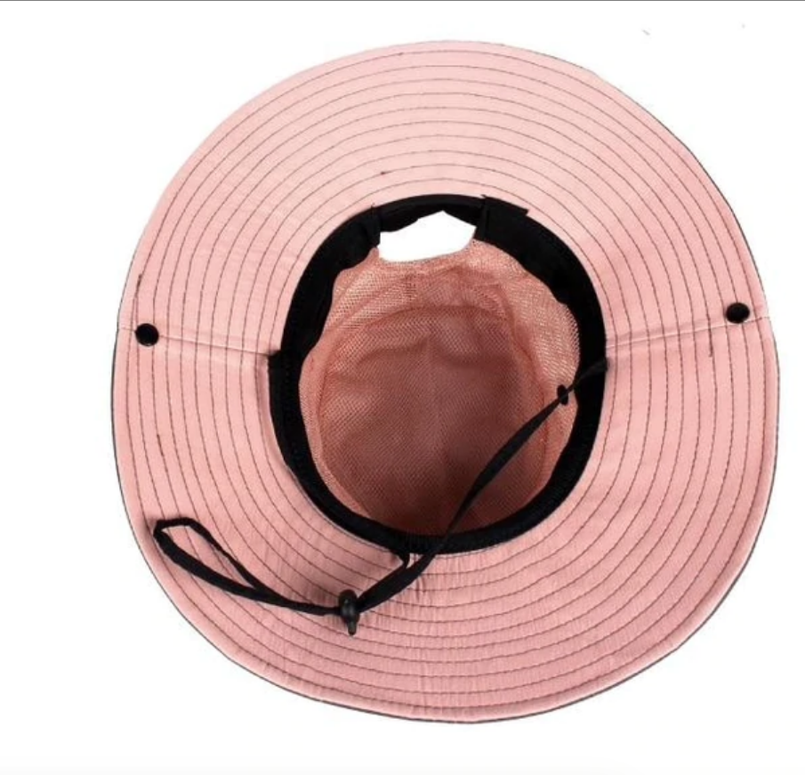 Opvouwbare UV-Beschermende Zonnehoed Verstelbaar Ademend Polyester Dames Zomerhoed Paardenstaartopening Reizen Strand Outdoor
