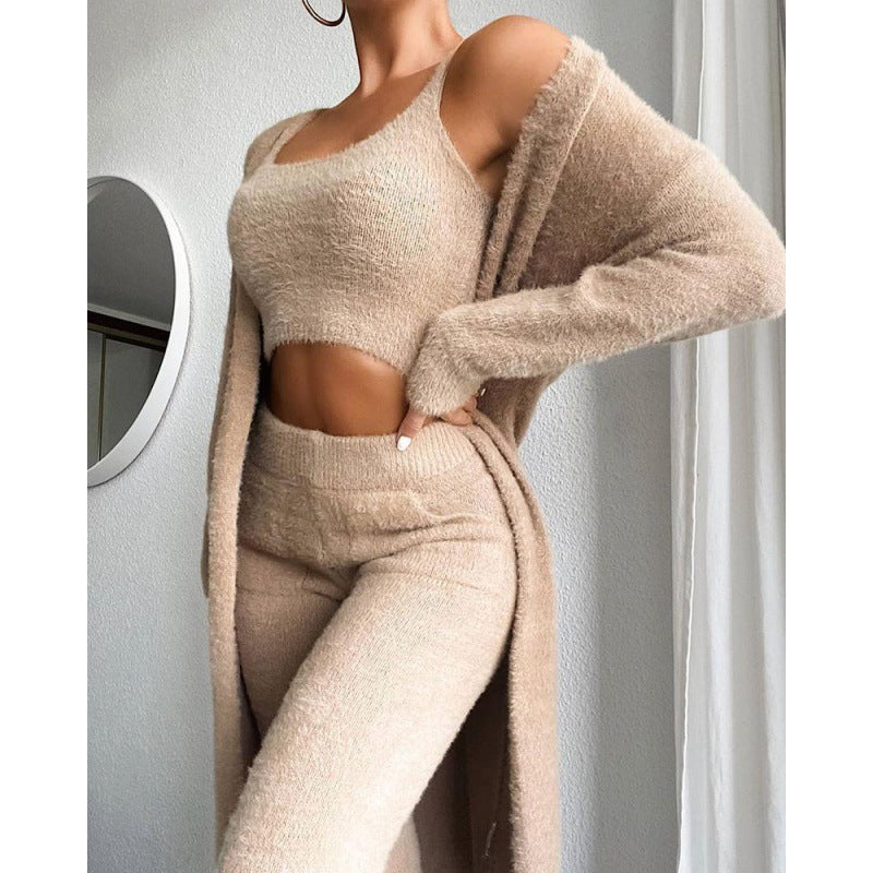 Dames Pyjama Set Zacht Fleece Luxe Roze - StudioMarella