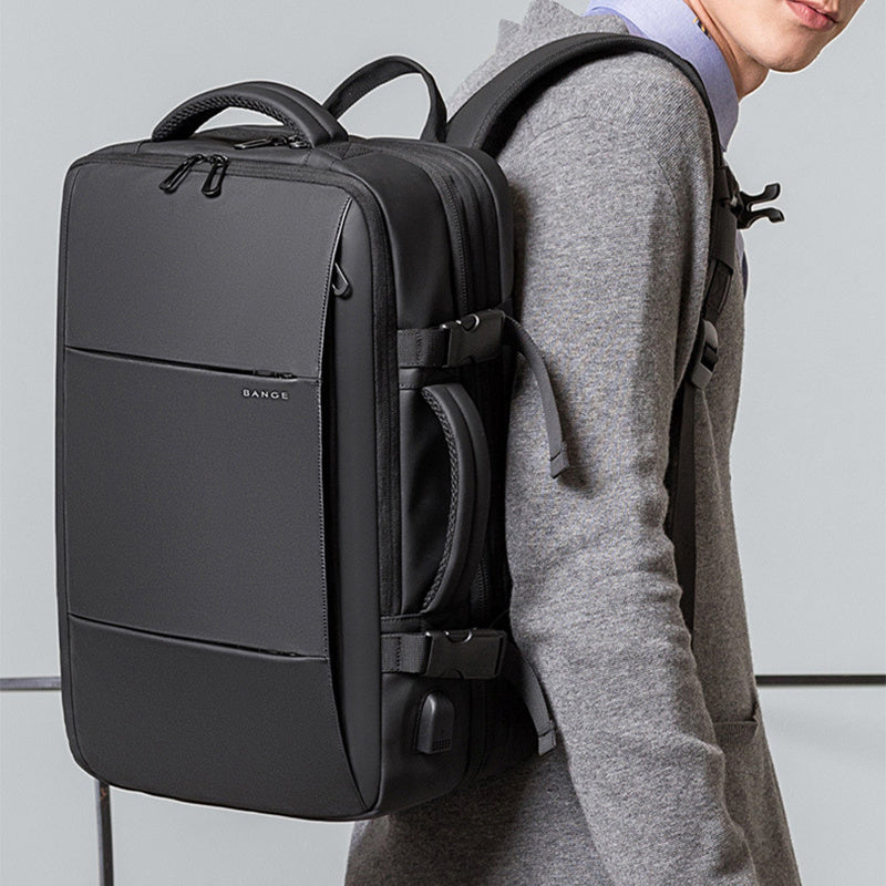 Business Casual Rugzak Zwart Blauw Groen Grijs Roze | Veelzijdige Dagrugtas voor Werk Reizen Laptop School | Premium Waterdichte Polyester Reis Backpack 15 inch Laptopvak | Ergonomische Gewatteerde Schouderbanden