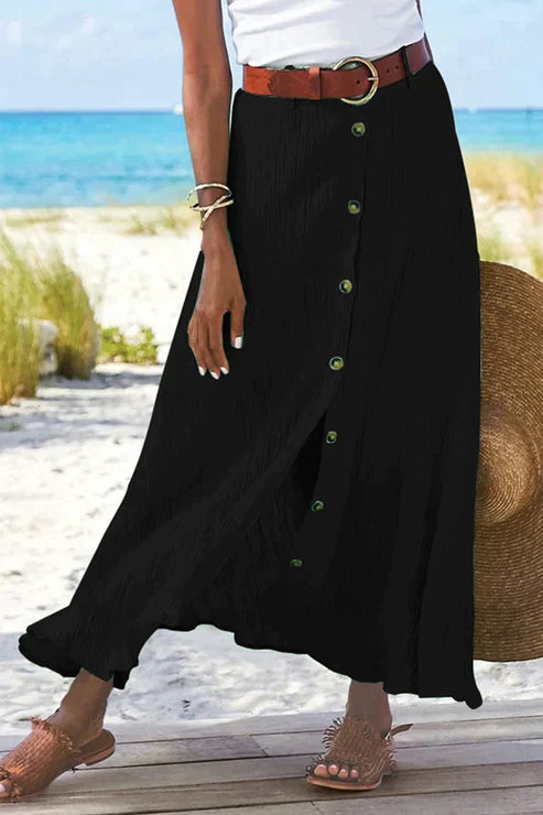 Hoge Taille Rok Stevig Klassieke Stijl