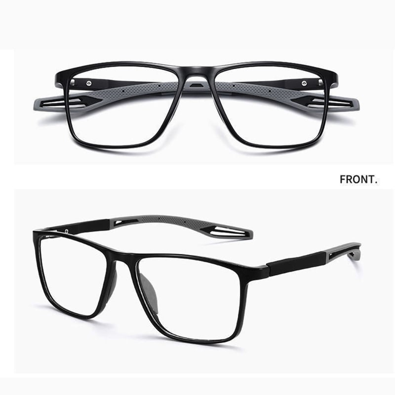 Progressieve Leesbril met Blauwlichtfilter Titanium Montuur Ultralight Design Heren Sportstijl Meerdere Sterktes Comfortabel Dragen