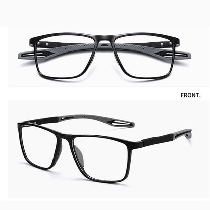Progressieve Leesbril met Blauwlichtfilter Titanium Montuur Ultralight Design Heren Sportstijl Meerdere Sterktes Comfortabel Dragen