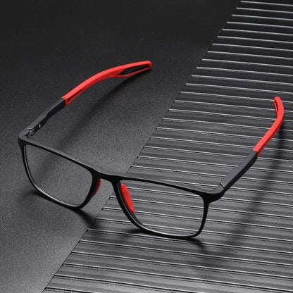 Sportieve Ultralight Anti-Blauw Licht Progressieve Leesbril Titanium Montuur