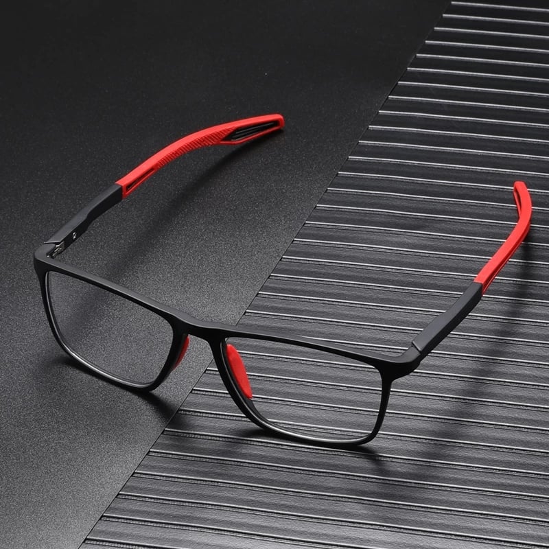 Multifocale Leesbril Unisex - Progressieve Glazen - Lichtgewicht Montuur - Anti-Blauwlicht Computerbril Voor Lezen en Afstand