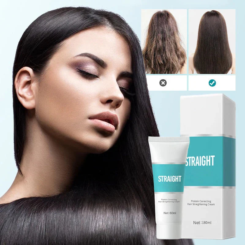 Keratine Haarstijlcrème voor Glad Steil Haar Verzorging Natuurlijke Ingrediënten Professionele Thuisbehandeling