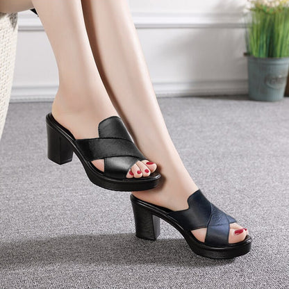 Dames Sandalen met Hak Elegant