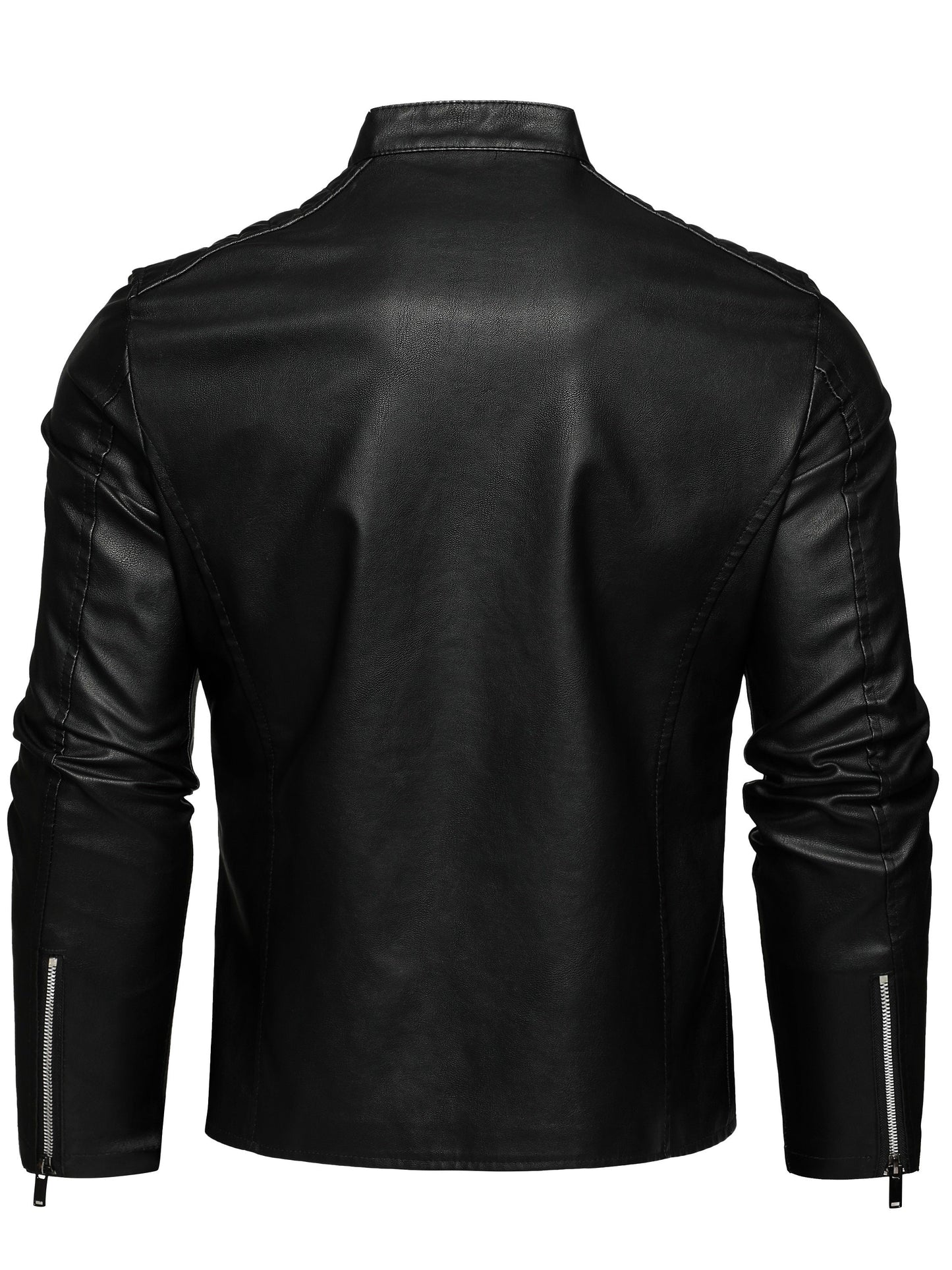 Leren Jas Met Rits Elegant Design