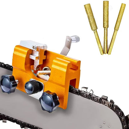 Handmatige Kettingzaagslijper Compact Gereedschap 30° Slijphoek Slijpen Onderhoud Precisie Zaagketting