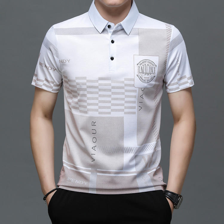 Mannen Poloshirt Klassieke Stijl Katoen