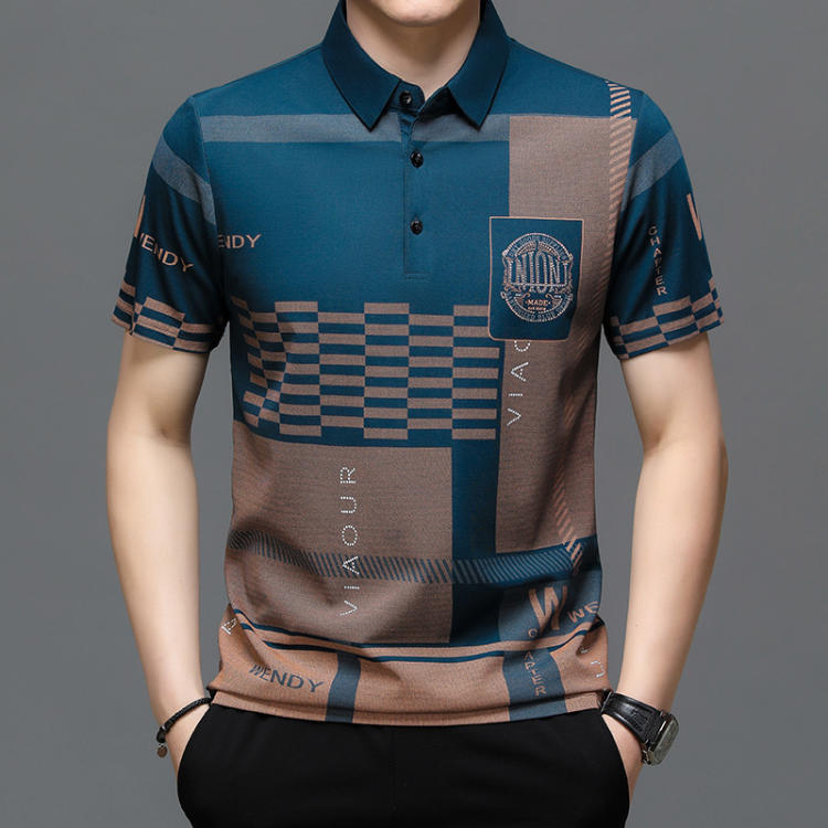 Mannen Poloshirt Klassieke Stijl Katoen