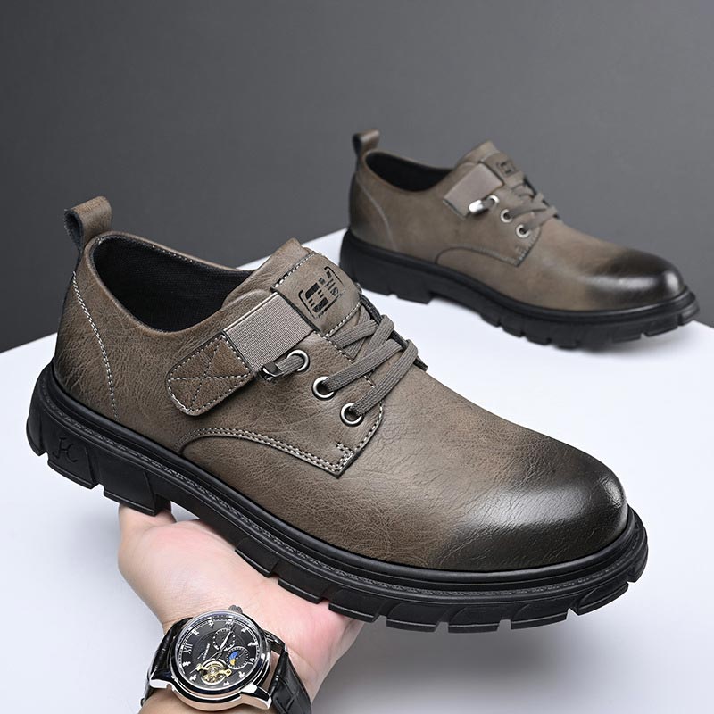 Leren Heren Schoenen Comfortabel Stijlvol Cargo Model