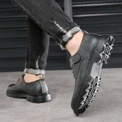 Leren Heren Schoenen Comfortabel Stijlvol Cargo Model