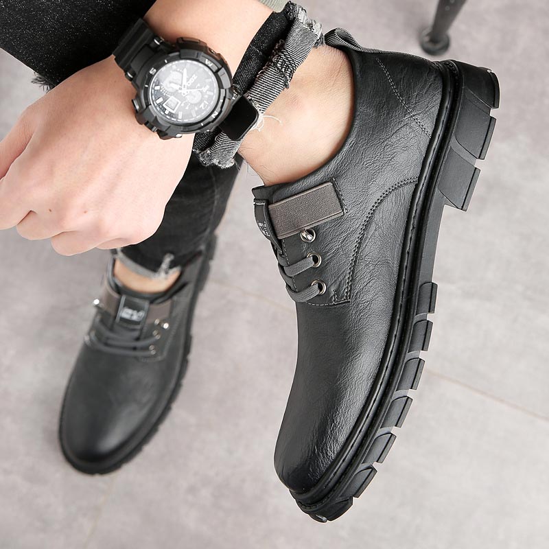 Leren Heren Schoenen Comfortabel Stijlvol Cargo Model