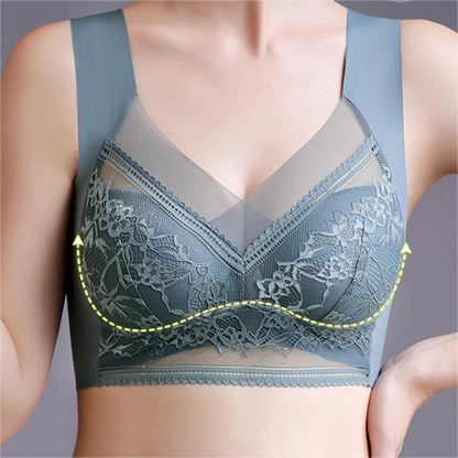 Push-up BH met Kant Draadloos Beugelloos Ondersteunend Comfortabel Ademend Stretch Dames Lingerie Elastisch