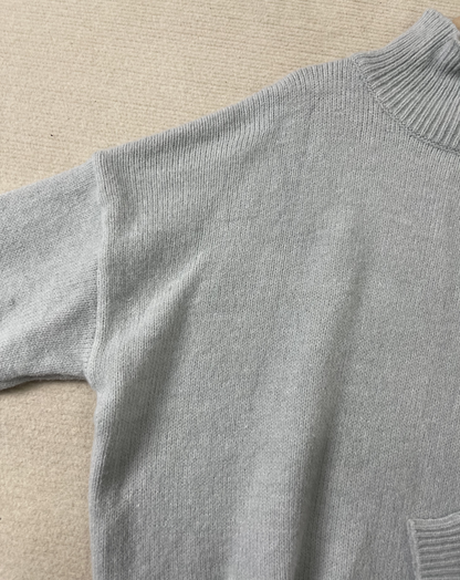 Dames Trui Effen Kleur Hoge Halslijn Cato