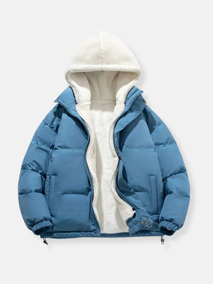 Dunne Warme Vrouwenjas met Rits Waterproof