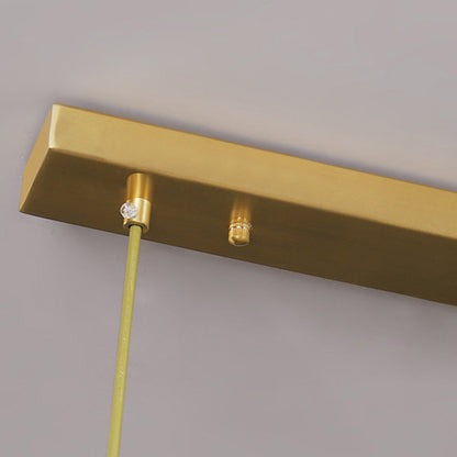 Hanglamp Glas Metaal Goud Verstelbaar Eettafel Woonkamer Keukeneiland Druppelvorm Designlamp Sfeerverlichting