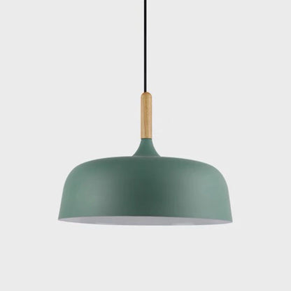 Hanglamp Aluminium Hout E27 Japandi Zwart Eettafel Woonkamer Minimalistisch Scandinavisch Design Verlichting