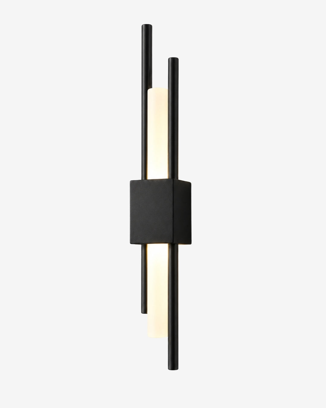 Scandinavische Minimalistische Wandlamp – Modern Verticaal Design met Gerichte LED-Verlichting – Zwart Goud