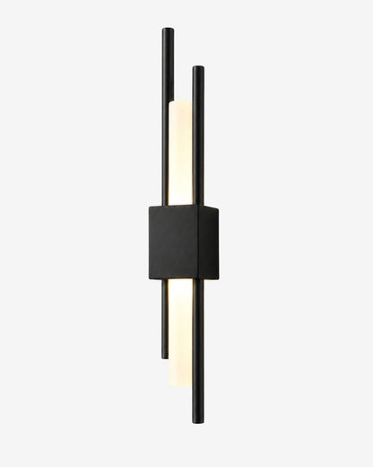 Scandinavische Minimalistische Wandlamp – Modern Verticaal Design met Gerichte LED-Verlichting – Zwart Goud