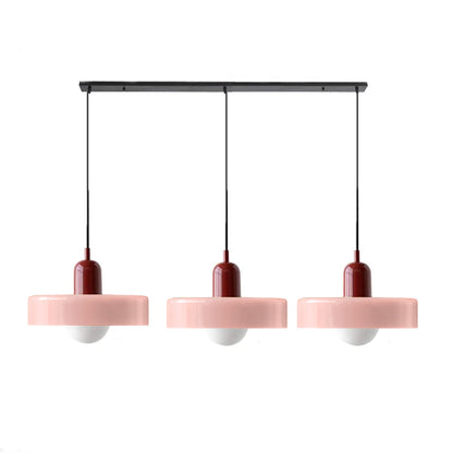 Luccon Triple Hanglamp Glas G9 Retro Kleuren Eettafel Woonkamer Design Verlichting Meerlamp