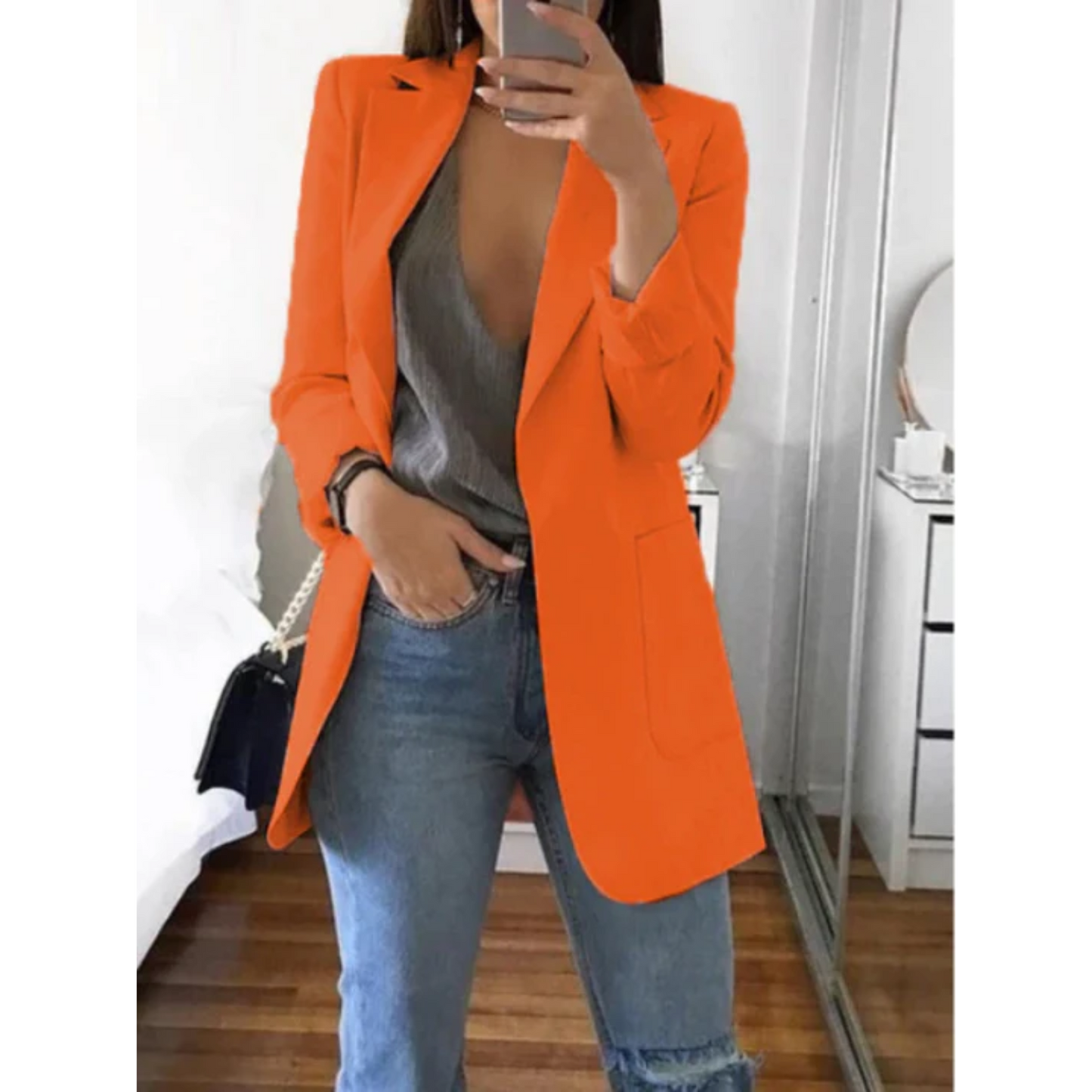 Slimfit Blazer Modern Stijlvol Designer Jacket
