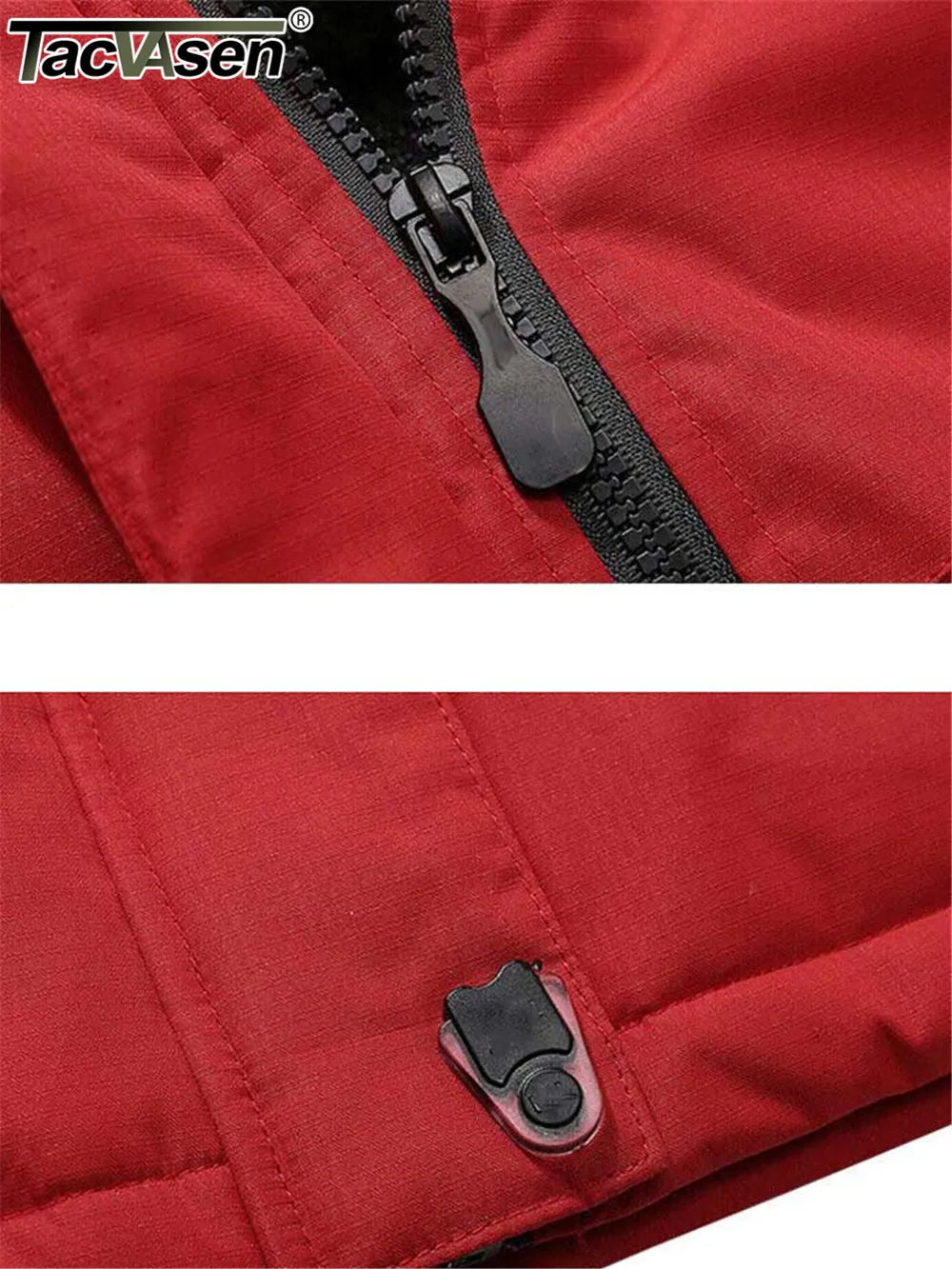 Waterdichte Fleece Parka met Capuchon Warm Gevoerd