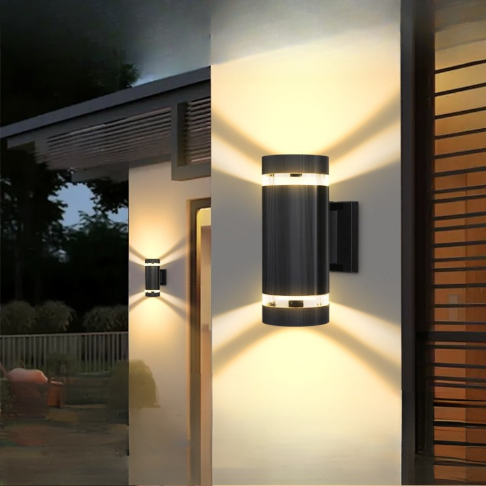 Buiten Wandlamp Up Down Gevelverlichting Waterdicht IP65 E27 Zwart