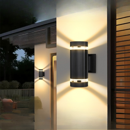Buiten Wandlamp Up Down Gevelverlichting Waterdicht IP65 E27 Zwart