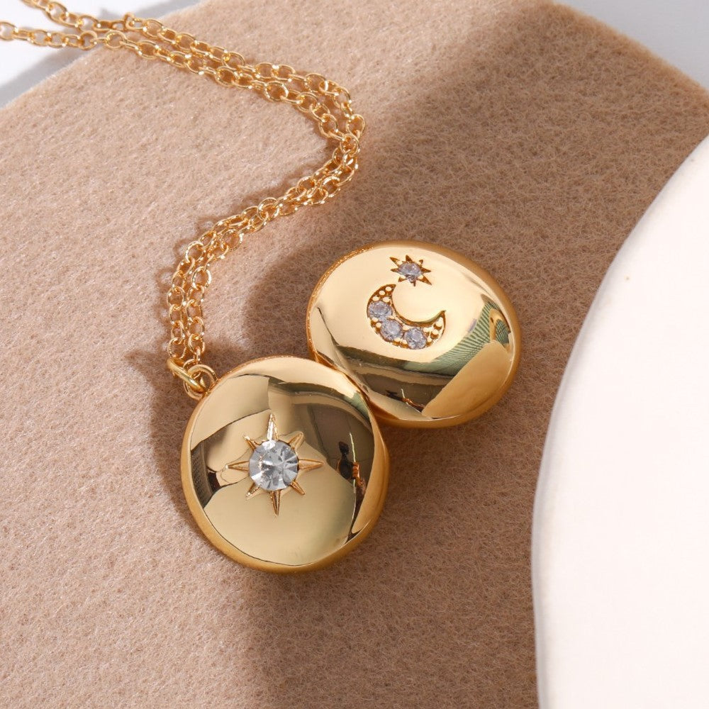 Dames Ketting Hartvormig met Bloemen Zilver