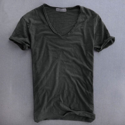 Katoenen Mannen T-shirt Comfortabel