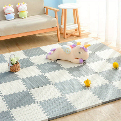 Gekleurde Puzzelmatten voor Kinderen 30x30cm - Set van 10 EVA Schuimtegels