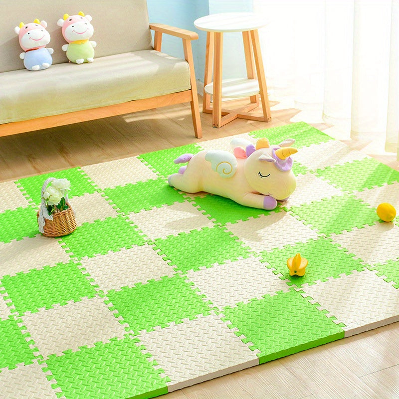 Gekleurde Puzzelmatten voor Kinderen 30x30cm - Set van 10 EVA Schuimtegels