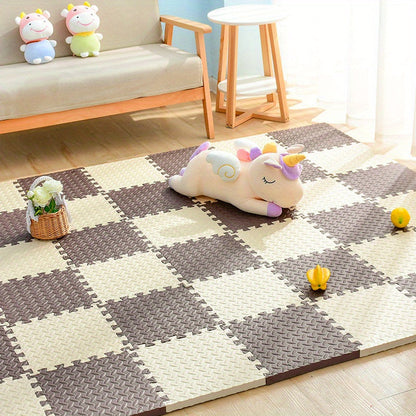 Gekleurde Puzzelmatten voor Kinderen 30x30cm - Set van 10 EVA Schuimtegels