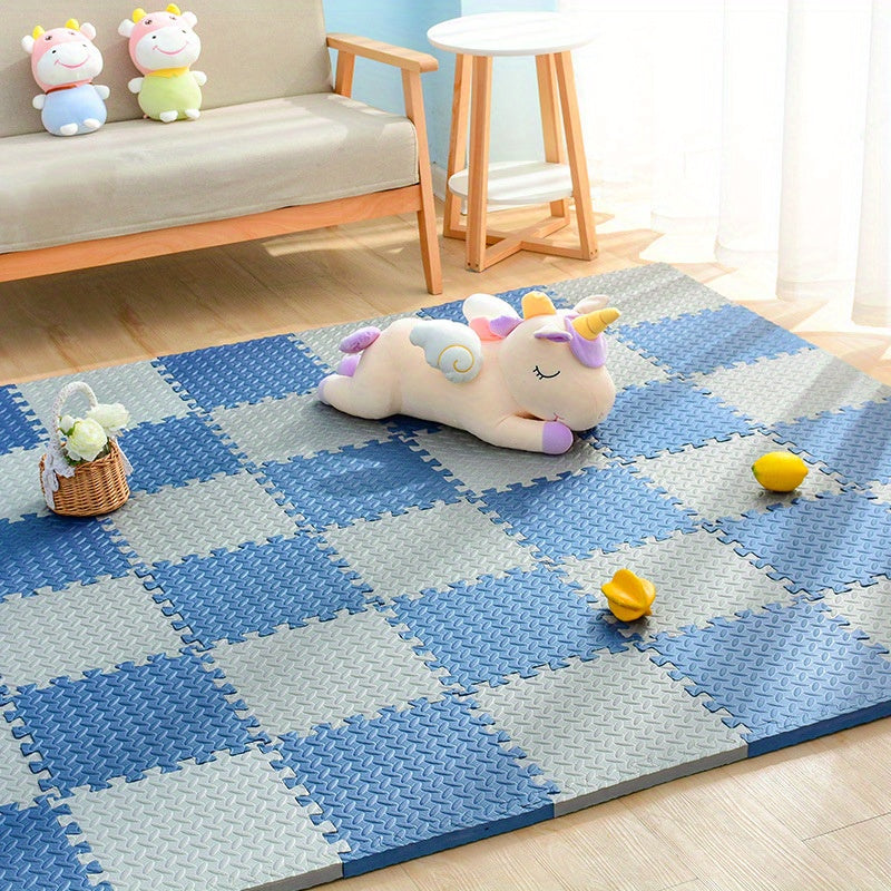 Gekleurde Puzzelmatten voor Kinderen 30x30cm - Set van 10 EVA Schuimtegels