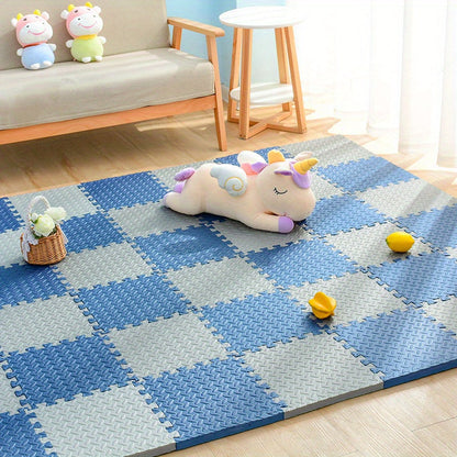 Gekleurde Puzzelmatten voor Kinderen 30x30cm - Set van 10 EVA Schuimtegels