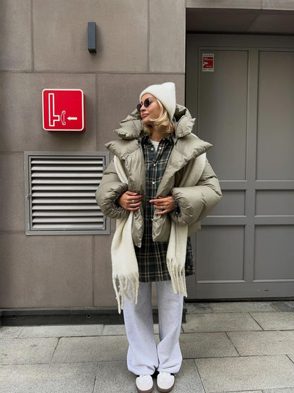 Dames Pufferjas Kort Warm en Stijlvol