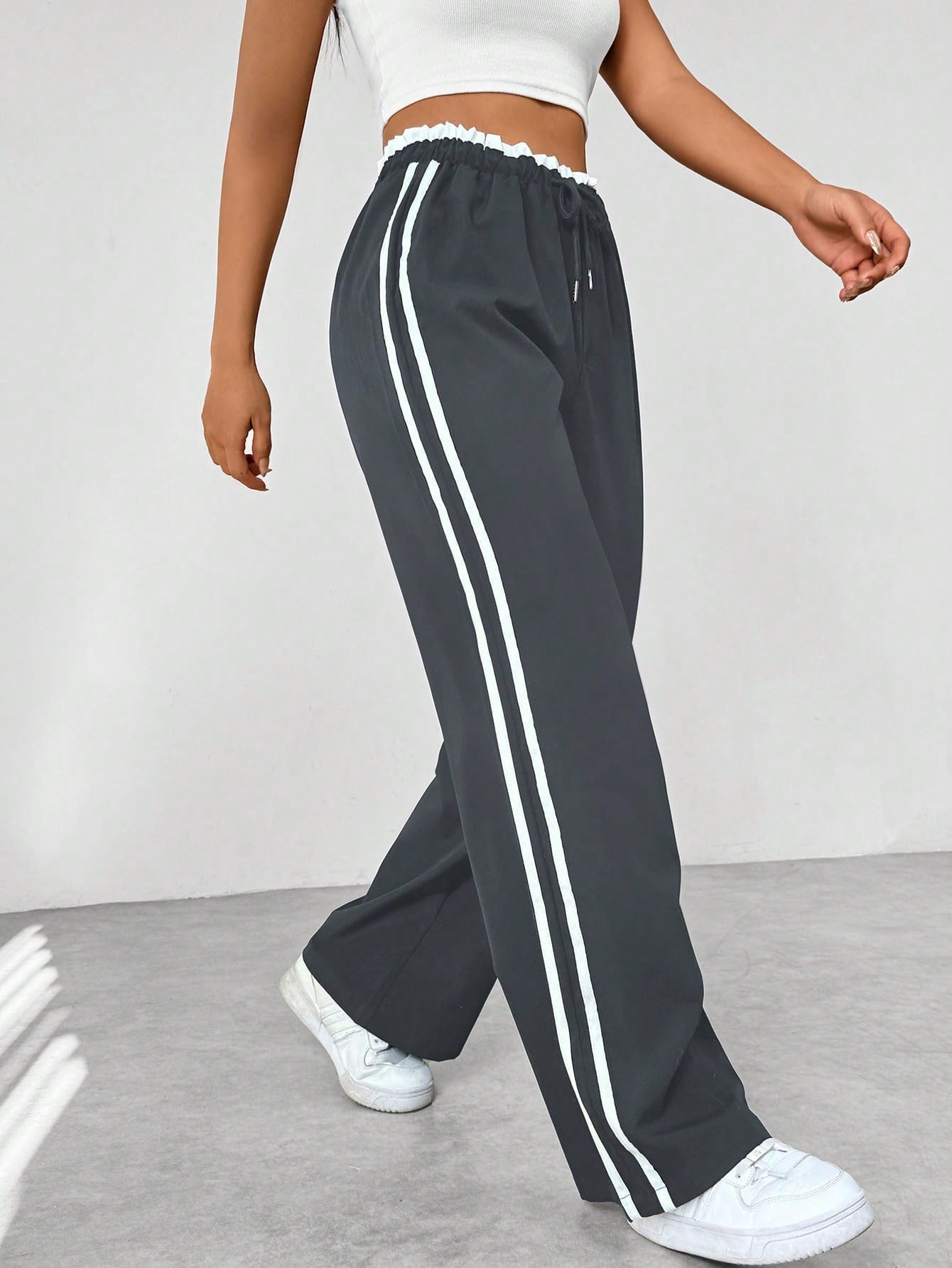 Dames Joggingbroek Wijd en Comfortabel met Elastische Band