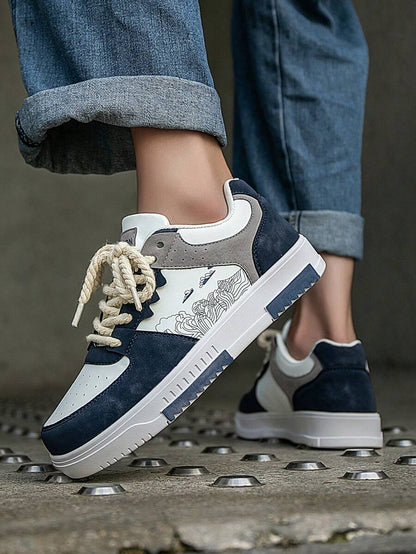 Heren Sneakers Beige Comfortabel Sportief Alledaags