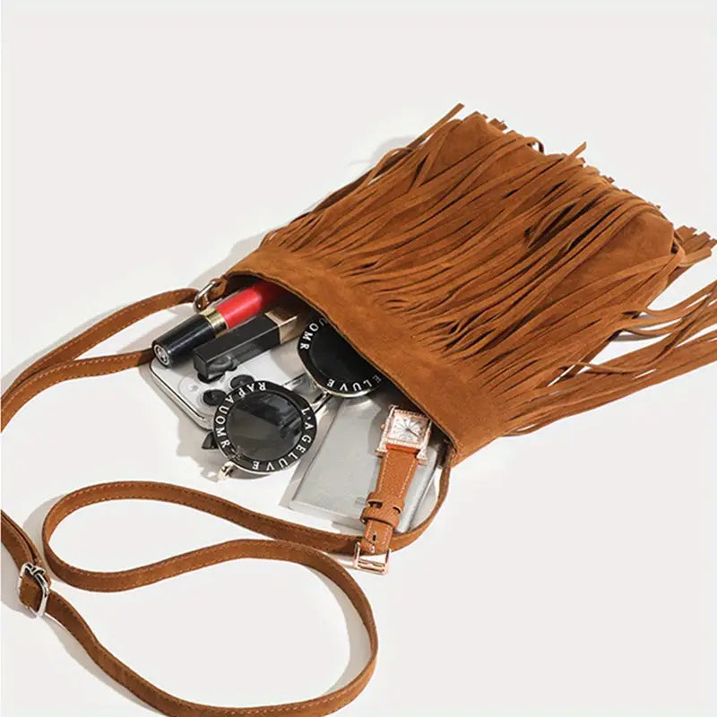 Kleine Crossbody Tas van Kunstleer Leerlook