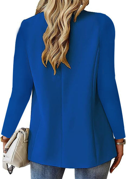 Dames Blazer Jas Elegante Knopen Sluiting