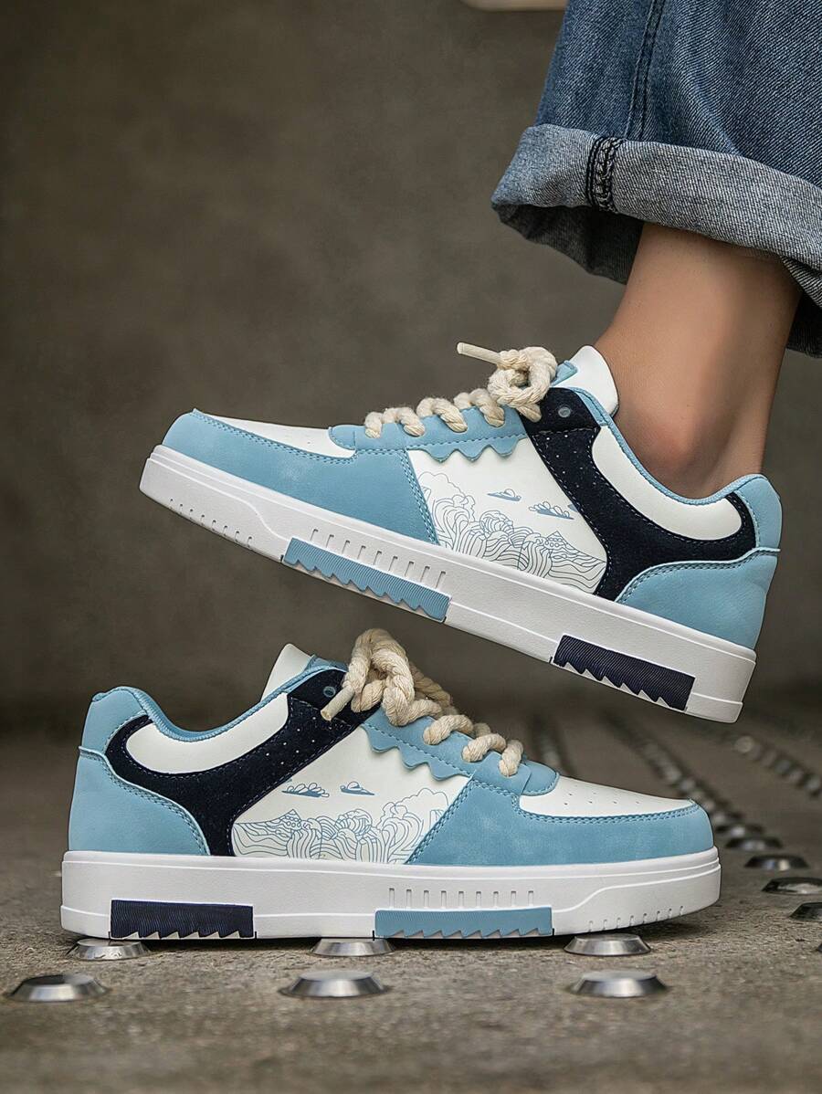 Heren Sneakers Beige Comfortabel Sportief Alledaags