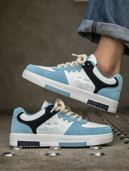 Heren Sneakers Beige Comfortabel Sportief Alledaags