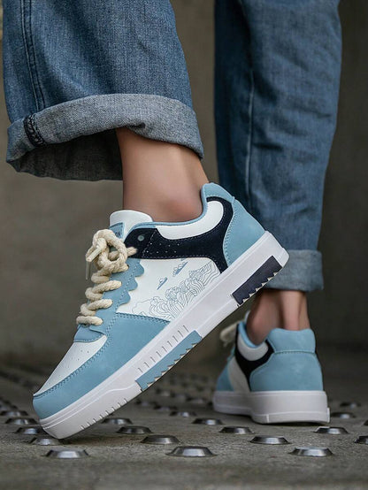 Heren Sneakers Beige Comfortabel Sportief Alledaags